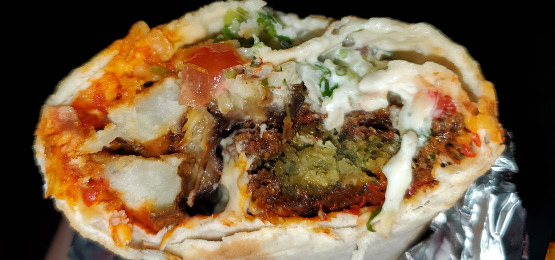 Falafel Deluxe Wrap