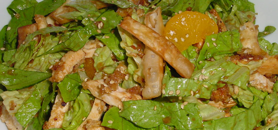 Sesame Orange Chicken Salad